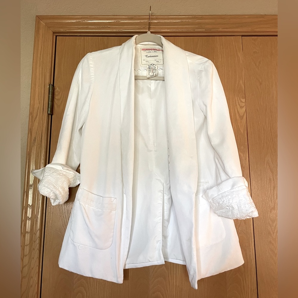 Anthropologie Blazer (Cartonnier) / White / Size 2